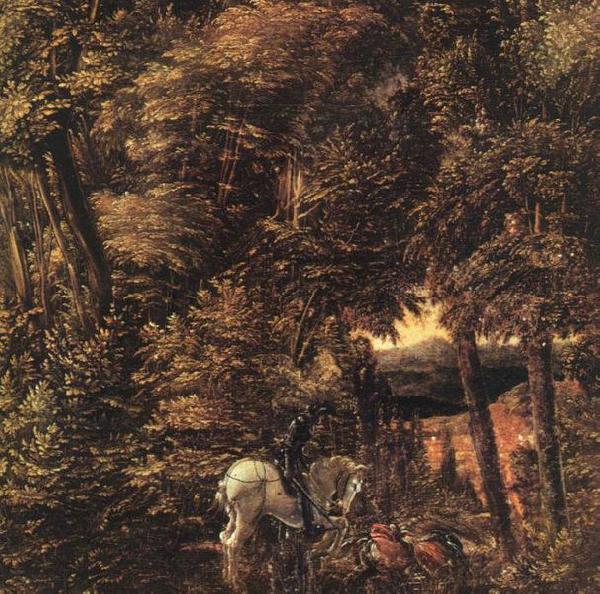 Albrecht Altdorfer Der Drachenkampf des heiligen Georg oil painting picture